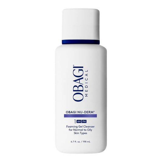 Obagi Nu-Derm Foaming Gel – Gel-Based Cleanser for Normal to Oily & Sensitive Skin