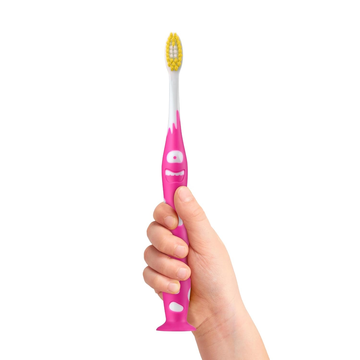 Monsterz Jr Kids’ Toothbrush, Soft Bristled Children’S Toothbrush with Suction Cup, for Ages 5+, 1Ct (6Pk)