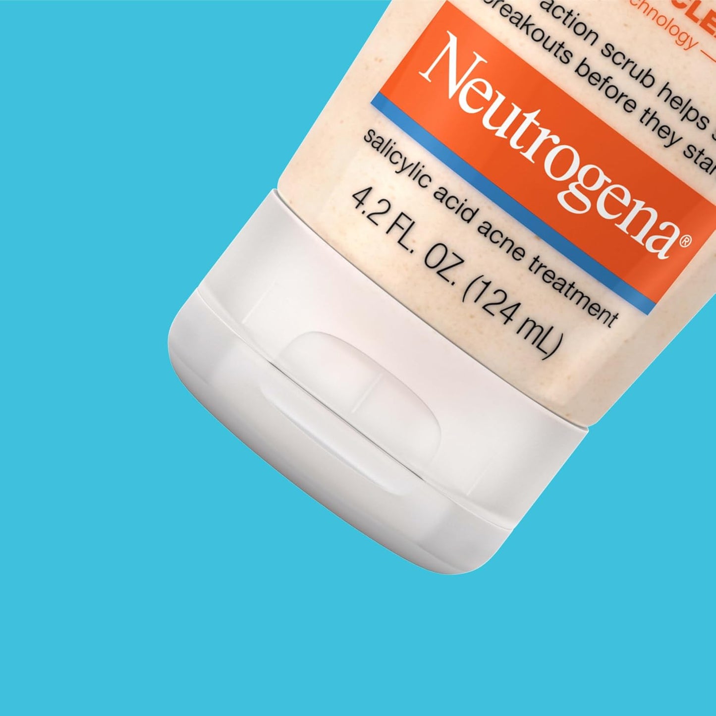 Oil-Free Acne Face Scrub, 2% Salicylic Acid Acne Treatment Medicine, Daily Face Wash to Help Prevent Breakouts, Oil Free Exfoliating Facial Cleanser for Acne-Prone Skin, 4.2 Fl. Oz