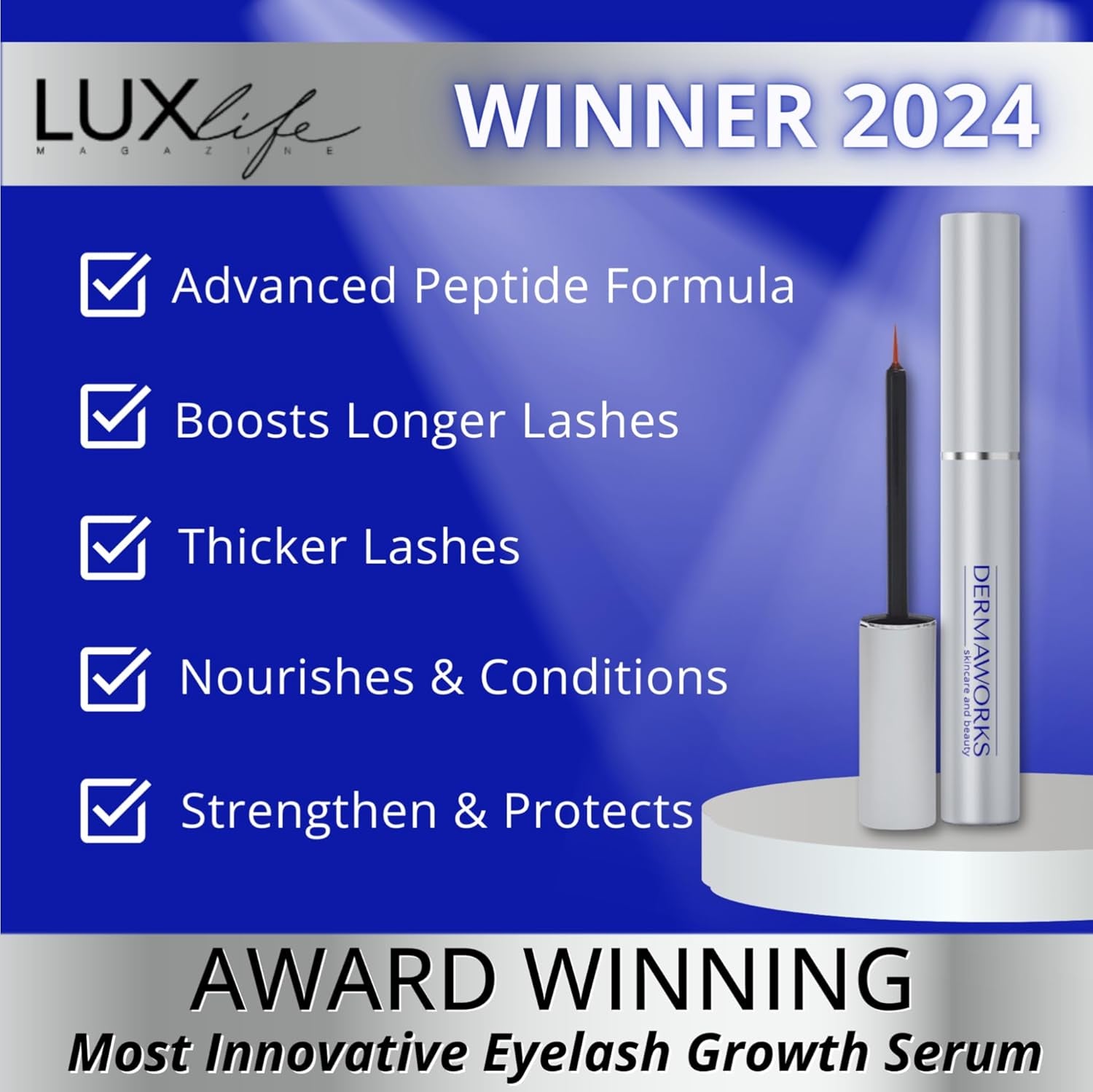 Lash Serum for Eyelash Growth - Eyelash Serum Growth - Eyelash Growth Serum - Eye Lash Serum Growth - Lash Growth Serum - Eyelash Enhancing Serum - Suero Para Pestañas Crecimiento (XL)