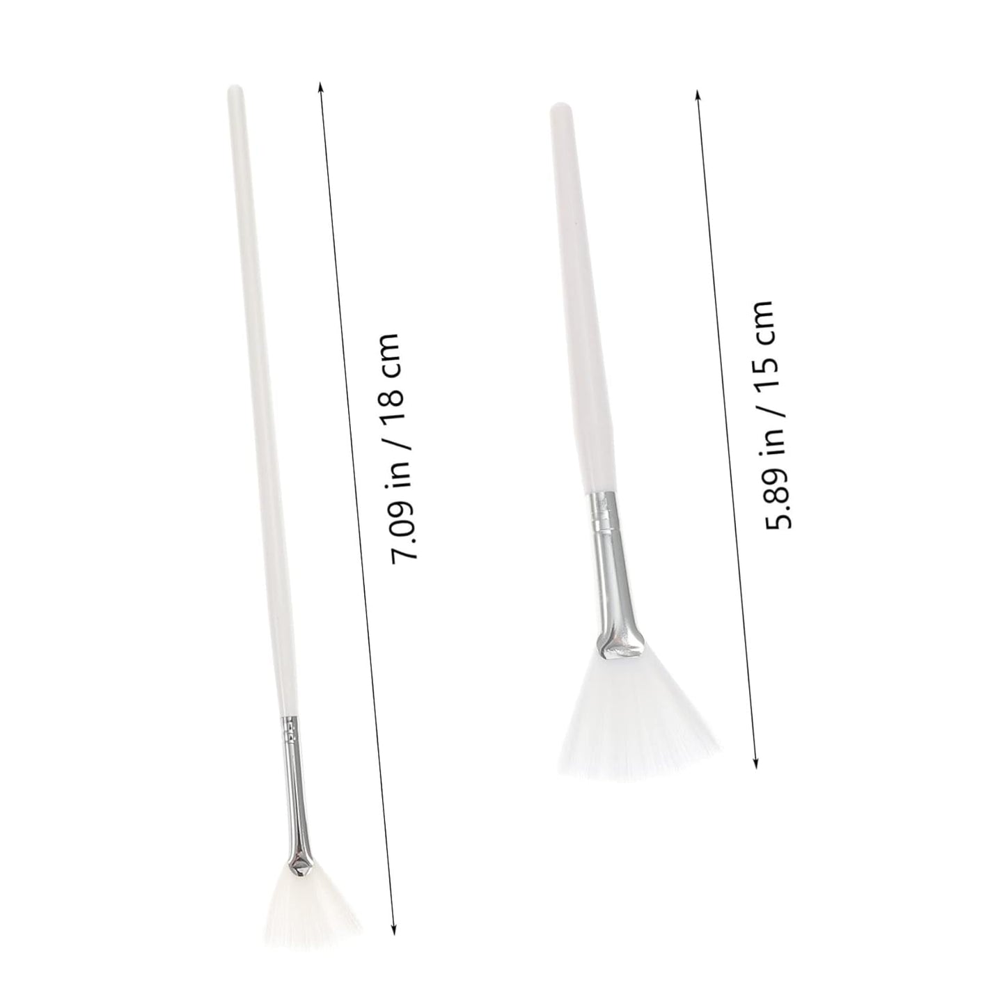 2Pcs Beauty Facial Beauty Salon Mask Brush Application Brush Beauty Kit Facial Applicator Brush Facial Brush Facial Tool Face Mask Brush Nylon